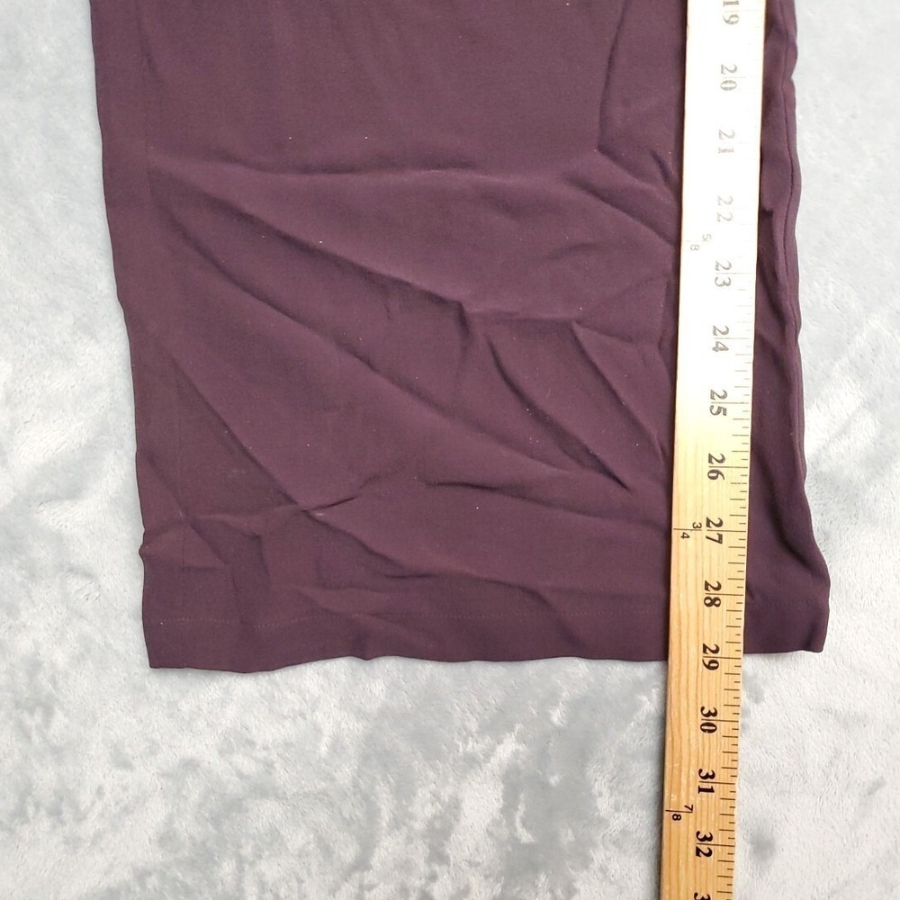 Eileen Fisher Pants Women SP Purple Wide Leg Lounge Minimalist‎ Retro Classic - Picture 9 of 10